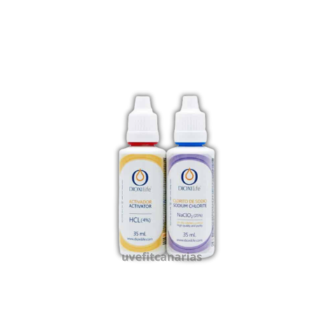Kit Clorito de Sodio + Activador, 140ml - Dioxilife