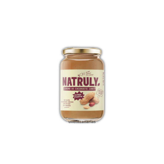 Crema de cacahuete Super Smooth, 500gr - Natruly