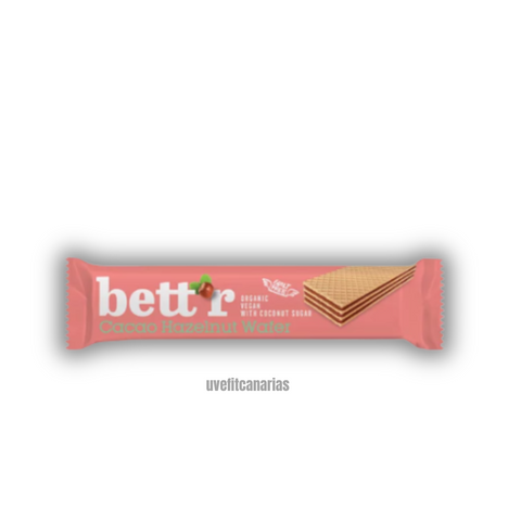 Wafer, Chocolate y avellanas, 30g - Better
